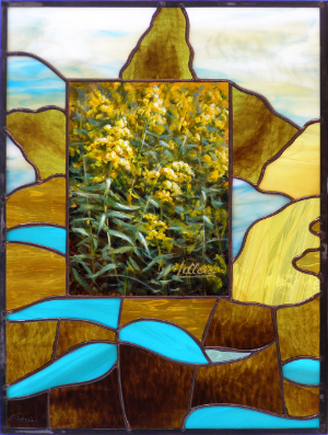 TABLEAU VITRAIL À L'AUTOMNE DE L'ÉTÉ