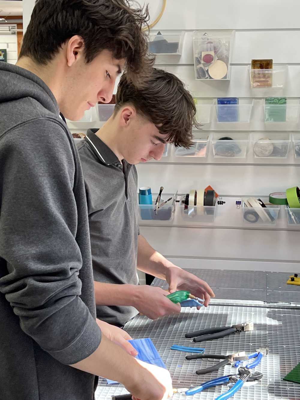 Palette de couleurs disponible